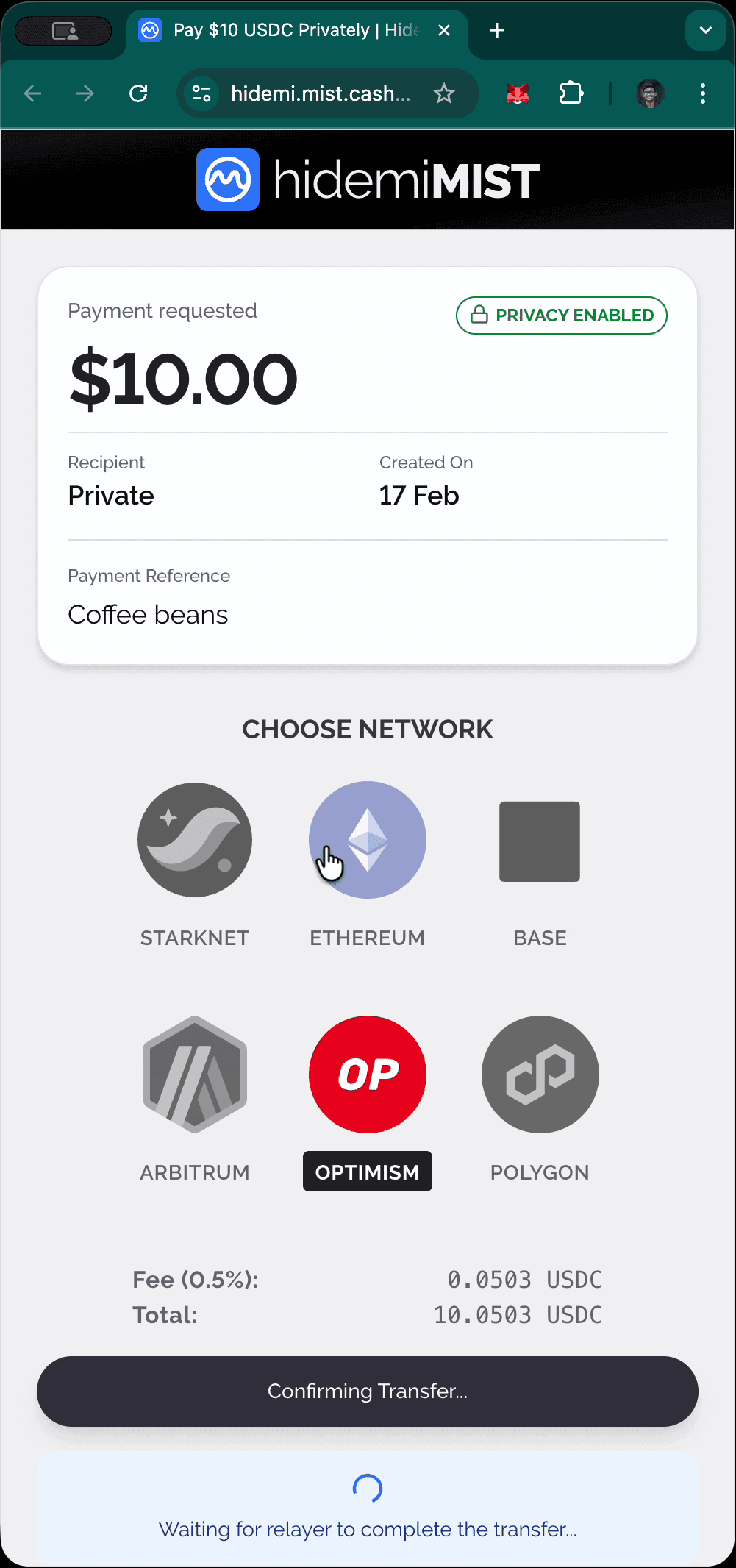 Receive from Any Chain